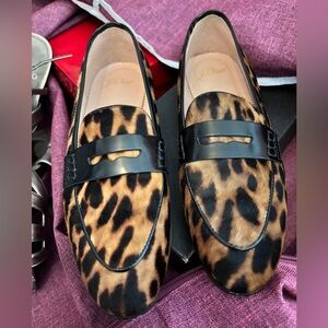 J. Crew Black and Brown Flats with Classic Loafer Style